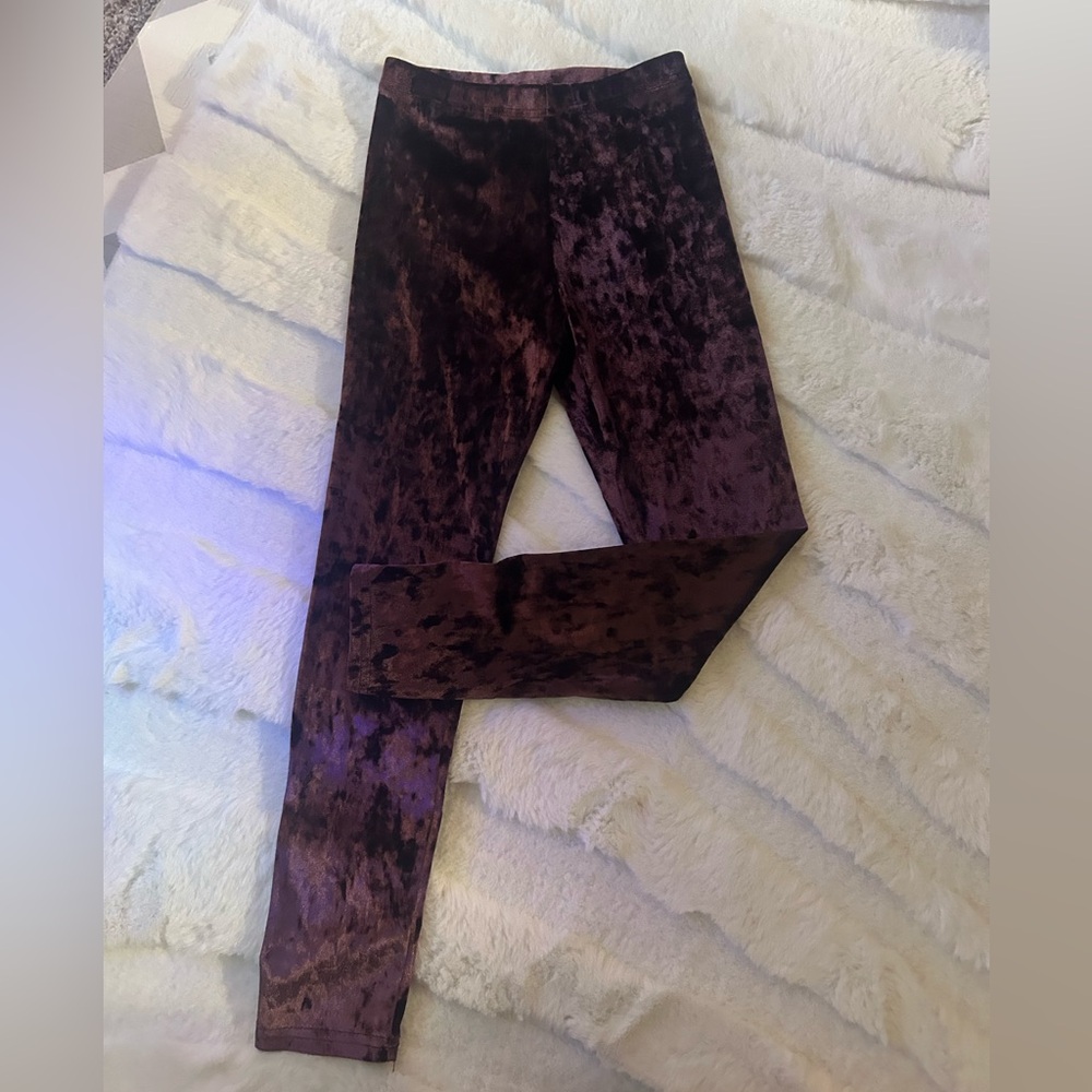 Velvet girls leggings
